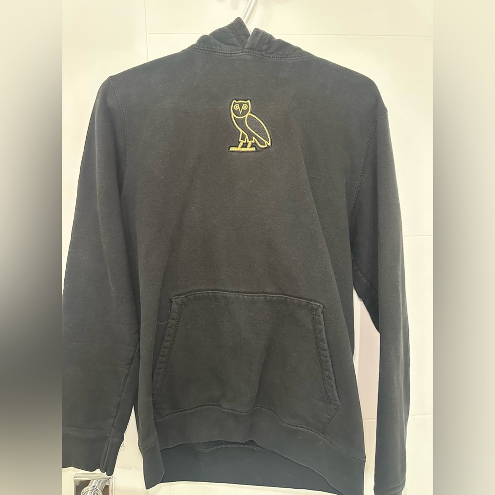 Black Hoodie with Owl Logo